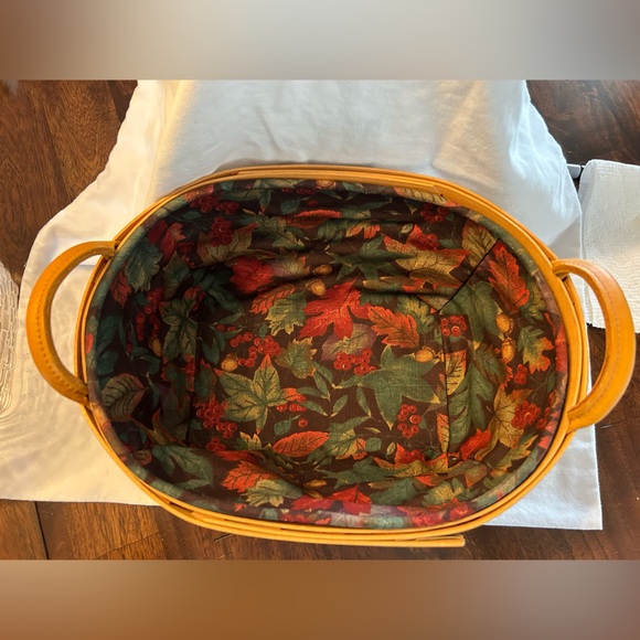 Retired Longaberger 2001 Autumn Reflections Large Blessings Basket - Picture 10 of 11